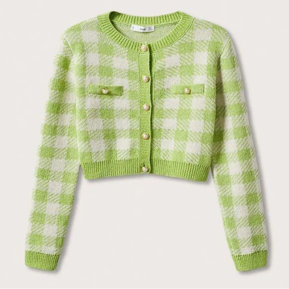 Mango Knit Cropped Cardigan New - Picture 14 of 14